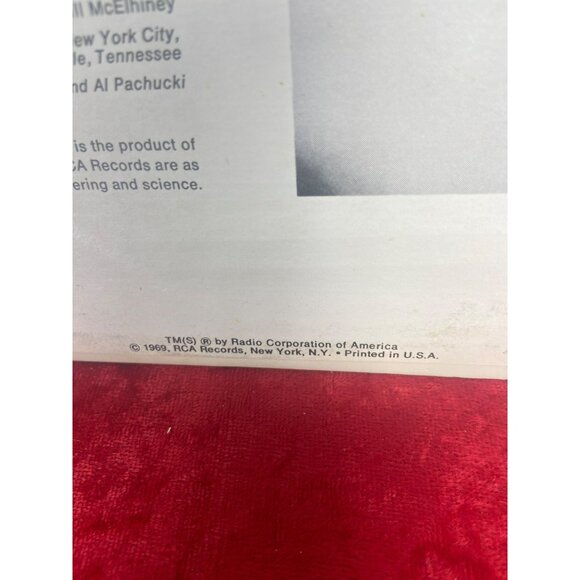 Perry Como Seattle RCA Custom 1969 RCA Records Vinyl Record LP‎ - Picture 7 of 8